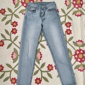 Levi's light wash jeans